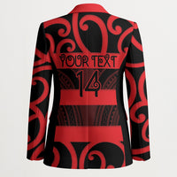 Canterbury Custom Rugby New Zealand Blazer Aotearoa Maori Pukana Tiki Mascot