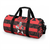 Canterbury Custom Rugby New Zealand Duffle Bag Aotearoa Maori Pukana Tiki Mascot