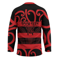 Canterbury Custom Rugby New Zealand Hockey Jersey Aotearoa Maori Pukana Tiki Mascot