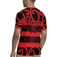 Canterbury Custom Rugby New Zealand Rugby Jersey Aotearoa Maori Pukana Tiki Mascot