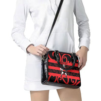 Canterbury Custom Rugby New Zealand Shoulder Handbag Aotearoa Maori Pukana Tiki Mascot