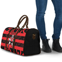 Canterbury Custom Rugby New Zealand Travel Bag Aotearoa Maori Pukana Tiki Mascot