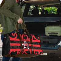 Canterbury Custom Rugby New Zealand Travel Bag Aotearoa Maori Pukana Tiki Mascot