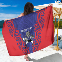 Tasman Custom Rugby New Zealand Sarong Aotearoa Maori Pukana Tiki Mascot