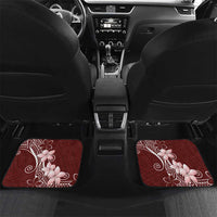 Oxblood Hawaii Car Mats Hammerhead Shark Tattoo Curve Polynesian - Polynesian Pride
