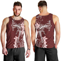 Oxblood Hawaii Men Tank Top Hammerhead Shark Tattoo Curve Polynesian - Polynesian Pride