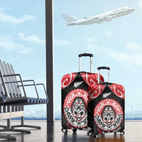 Aotearoa Toitu Te Tiriti Luggage Cover Haka Tiki Honour The Treaty