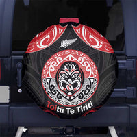Aotearoa Toitu Te Tiriti Spare Tire Cover Haka Tiki Honour The Treaty