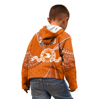 Personalised Tonga Tailulu College Kid Hoodie Class Of Year Tongan Ngatu Pattern LT14 - Polynesian Pride