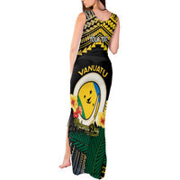 Personalised Malampa Day Tank Maxi Dress Vanuatu Provinces Polynesian Pattern