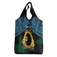 Personalised Sanma Day Grocery Bag Vanuatu Provinces Polynesian Pattern