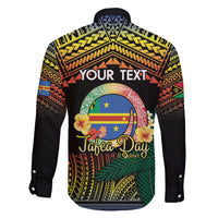 Personalised Tafea Day Family Matching Mermaid Dress and Hawaiian Shirt Vanuatu Provinces Polynesian Pattern LT14 - Polynesian Pride