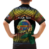 Personalised Tafea Day Family Matching Puletasi and Hawaiian Shirt Vanuatu Provinces Polynesian Pattern LT14 - Polynesian Pride