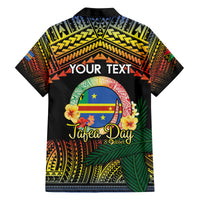 Personalised Tafea Day Family Matching Puletasi and Hawaiian Shirt Vanuatu Provinces Polynesian Pattern LT14 - Polynesian Pride