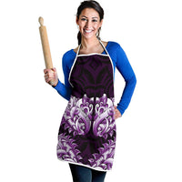 New Zealand Ta Moko Apron Aotearoa Maori Chest Tattoo Purple LT14 - Polynesian Pride
