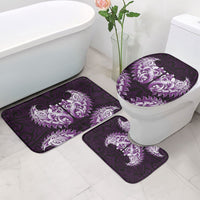 New Zealand Ta Moko Bathroom Set Aotearoa Maori Chest Tattoo Purple LT14 - Polynesian Pride