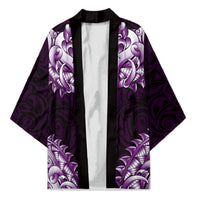 New Zealand Ta Moko Kimono Aotearoa Maori Chest Tattoo Purple LT14 Unisex Purple - Polynesian Pride