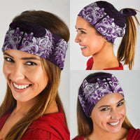 New Zealand Ta Moko Neck Gaiter Aotearoa Maori Chest Tattoo Purple LT14 - Polynesian Pride