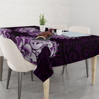 New Zealand Ta Moko Tablecloth Aotearoa Maori Chest Tattoo Purple LT14 - Polynesian Pride