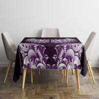 New Zealand Ta Moko Tablecloth Aotearoa Maori Chest Tattoo Purple LT14 - Polynesian Pride