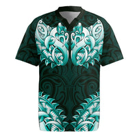 New Zealand Ta Moko Rugby Jersey Aotearoa Maori Chest Tattoo Turquoise LT14 Turquoise - Polynesian Pride