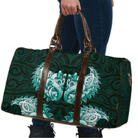 New Zealand Ta Moko Travel Bag Aotearoa Maori Chest Tattoo Turquoise LT14 - Polynesian Pride