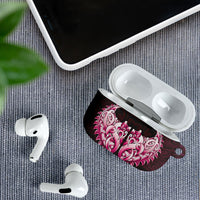 New Zealand Ta Moko AirPods Case Aotearoa Maori Chest Tattoo Pink LT14 - Polynesian Pride