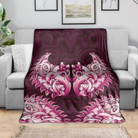 New Zealand Ta Moko Blanket Aotearoa Maori Chest Tattoo Pink LT14 - Polynesian Pride