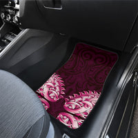 New Zealand Ta Moko Car Mats Aotearoa Maori Chest Tattoo Pink LT14 - Polynesian Pride