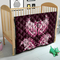 New Zealand Ta Moko Quilt Aotearoa Maori Chest Tattoo Pink LT14 - Polynesian Pride