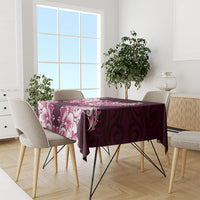 New Zealand Ta Moko Tablecloth Aotearoa Maori Chest Tattoo Pink LT14 - Polynesian Pride