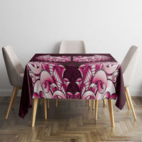 New Zealand Ta Moko Tablecloth Aotearoa Maori Chest Tattoo Pink LT14 - Polynesian Pride