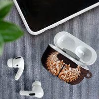 New Zealand Ta Moko AirPods Case Aotearoa Maori Chest Tattoo Orange LT14 - Polynesian Pride