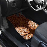 New Zealand Ta Moko Car Mats Aotearoa Maori Chest Tattoo Orange LT14 - Polynesian Pride