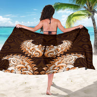 New Zealand Ta Moko Sarong Aotearoa Maori Chest Tattoo Orange LT14 - Polynesian Pride