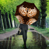 New Zealand Ta Moko Umbrella Aotearoa Maori Chest Tattoo Orange LT14 - Polynesian Pride