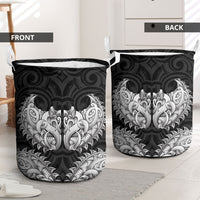 New Zealand Ta Moko Laundry Basket Aotearoa Maori Chest Tattoo Black LT14 - Polynesian Pride