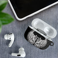 New Zealand Ta Moko AirPods Case Aotearoa Maori Chest Tattoo Black LT14 - Polynesian Pride