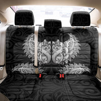 New Zealand Ta Moko Back Car Seat Cover Aotearoa Maori Chest Tattoo Black LT14 - Polynesian Pride