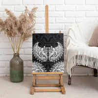 New Zealand Ta Moko Canvas Wall Art Aotearoa Maori Chest Tattoo Black LT14 - Polynesian Pride