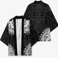 New Zealand Ta Moko Kimono Aotearoa Maori Chest Tattoo Black LT14 - Polynesian Pride