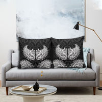 New Zealand Ta Moko Pillow Cover Aotearoa Maori Chest Tattoo Black LT14 - Polynesian Pride