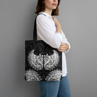 New Zealand Ta Moko Tote Bag Aotearoa Maori Chest Tattoo Black LT14 - Polynesian Pride