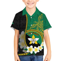 Personalised PNG Enga Provins Family Matching Puletasi and Hawaiian Shirt Papua New Guinea Plumeria Melanesian Pattern - Polynesian Pride