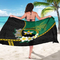 Personalised PNG Enga Provins Sarong Papua New Guinea Plumeria Melanesian Pattern - Polynesian Pride
