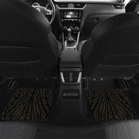 Gold Black New Zealand Manta Ray Car Mats Aotearoa Maori Haehae - Polynesian Pride