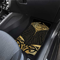 Gold Black New Zealand Manta Ray Car Mats Aotearoa Maori Haehae - Polynesian Pride
