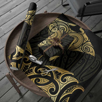 Gold Black New Zealand Manta Ray Wrapping Paper Aotearoa Maori Haehae - Polynesian Pride
