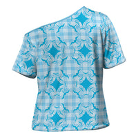 Polu Hawaii Iwa Bird Palaka Motifs Cross Shoulder Shirt LT14 - Polynesian Pride