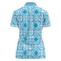 Polu Hawaii Iwa Bird Palaka Motifs Women Polo Shirt LT14 - Polynesian Pride